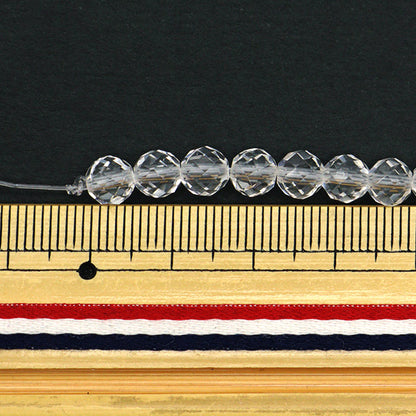 Accessoire Material "natürliche Kristallfacettenperlendurchmesser ca. 6 mm"