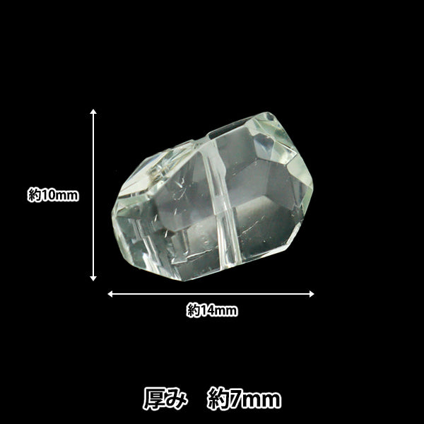 Material de accesorios "Green Quartz FC Nugget 10 × 14 mm"