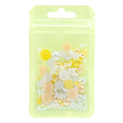 Parti di artigianato "Pearl & Rhinestone Mix Yellow DW-09" KIYOHARA