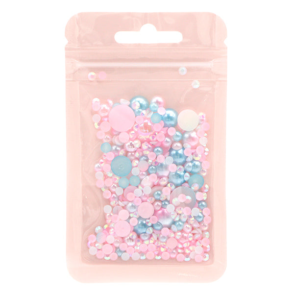 Kunsthandwerksteile "Perle & Rhinestone gemischt rosa DW-09" KIYOHARA