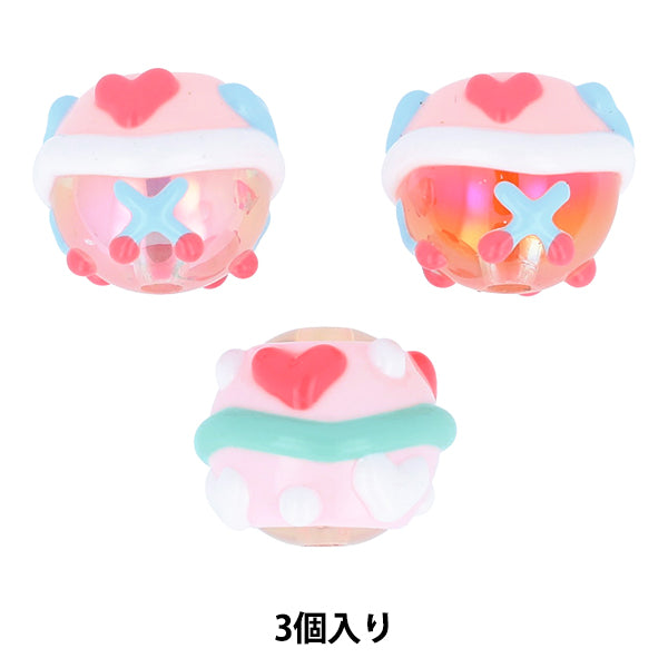 Parti artigianali "dipingi"Perline 3 pezzi 01 PTB-01" KIYOHARA