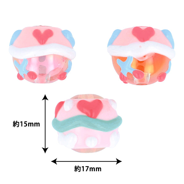 Parti artigianali "dipingi"Perline 3 pezzi 01 PTB-01" KIYOHARA