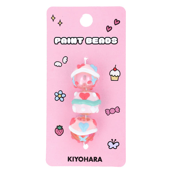 Parti artigianali "dipingi"Perline 3 pezzi 01 PTB-01" KIYOHARA