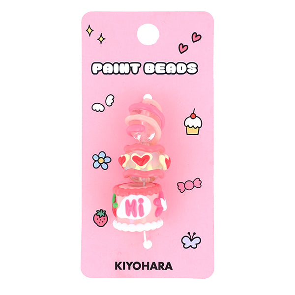 Handwerksteile "Farbe"Perlen 3 Stücke 02 PTB-01" KIYOHARA