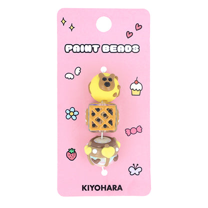 Handwerksteile "Farbe"Perlen 3 Stücke 03 PTB-01" KIYOHARA