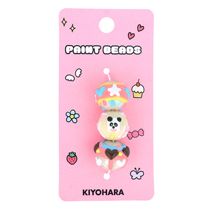 Handwerksteile "Farbe"Perlen 3 Stücke 04 PTB-01" KIYOHARA