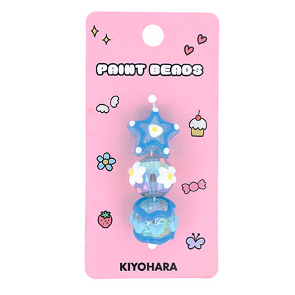 Handwerksteile "Farbe"Perlen 3 Stücke 06 PTB-01" KIYOHARA