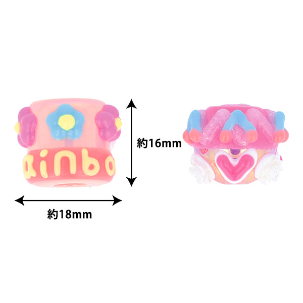 Parti artigianali "dipingi"Perline 2 pezzi 02 PTB-02" KIYOHARA