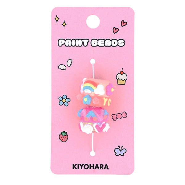 Parti artigianali "dipingi"Perline 2 pezzi 02 PTB-02" KIYOHARA