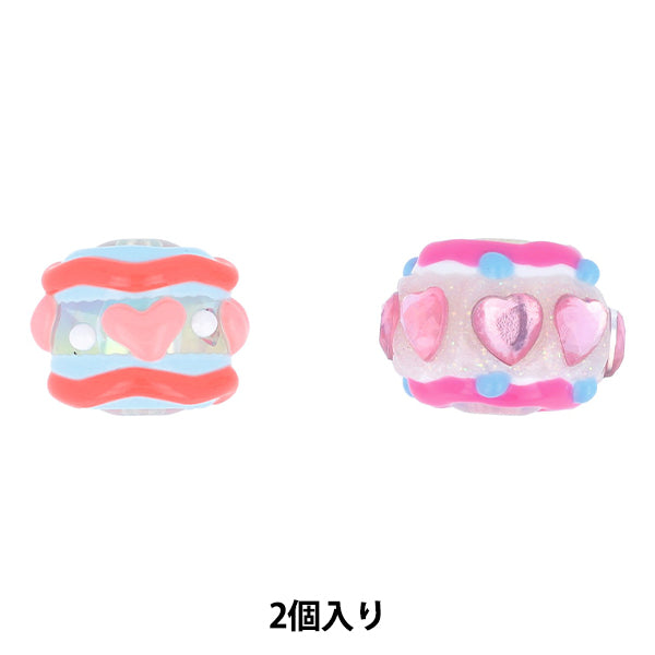 Parti artigianali "dipingi"Perline 2 pezzi 03 PTB-02" KIYOHARA