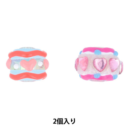 Parti artigianali "dipingi"Perline 2 pezzi 03 PTB-02" KIYOHARA