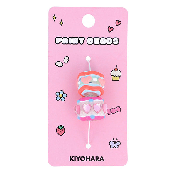 Parti artigianali "dipingi"Perline 2 pezzi 03 PTB-02" KIYOHARA