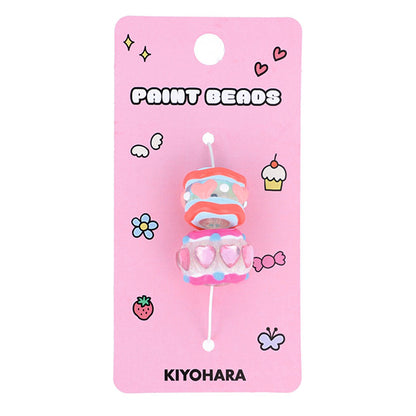 Parti artigianali "dipingi"Perline 2 pezzi 03 PTB-02" KIYOHARA