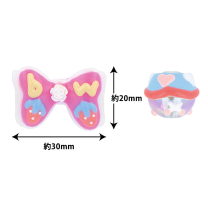 Les pièces artisanales "peinture"Perles 2 pièces 04 PTB-02" KIYOHARA