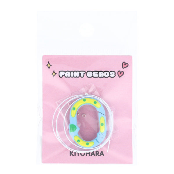 수예부품 "Carabiner & Wire Blue PTB-05" KIYOHARA