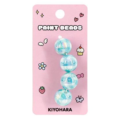 Las piezas de artesanía "pintar"Cuentas controlarCuentas PTB-09 azul de 16 mm" KIYOHARA