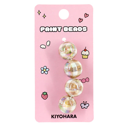 Las piezas de artesanía "pintar"Cuentas controlarCuentas 16 mm marrón PTB-09" KIYOHARA