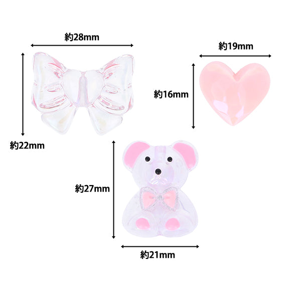 الأجزاء الحرفية "الطلاء"خرز Toy Beads M 05 PTB-07" KIYOHARA