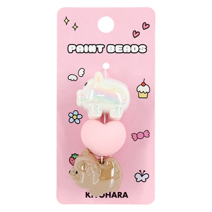 Craft parts "Paint"Beads Toy Beads M 09 PTB-07" KIYOHARA