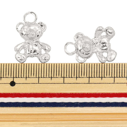 Accessory material "Charm Bear Silver M12647-S"