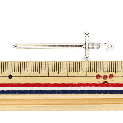 Materiale accessorio "Arma fascino 2 argento 6 pezzi M12408"