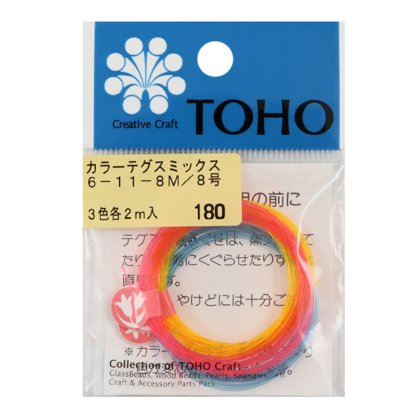 BeadsThread "Color Tegs Mix No. 8 6-11-8m" TOHO BEADS Toho Beads