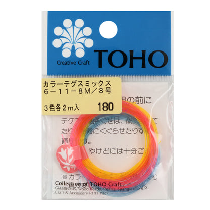 BeadsThread "Color Tegs Mix No. 8 6-11-8m" TOHO BEADS Toho Beads