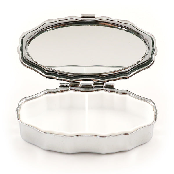 Handicraft bracket "Pil case elliptical silver piru-A1"