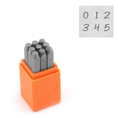 金属刻印 メタルスタンピング 『ImpressArt エコノミーレタースタンプ Bridgette 数字 3mm U0302 3 1』 MIYUKI ミユキ