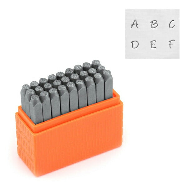 Estampado de metal grabado en metal "Impressart Economy Letter Stamp Bridgette correcto 3 mm U0302 3 2 2" Miyuki miyuki