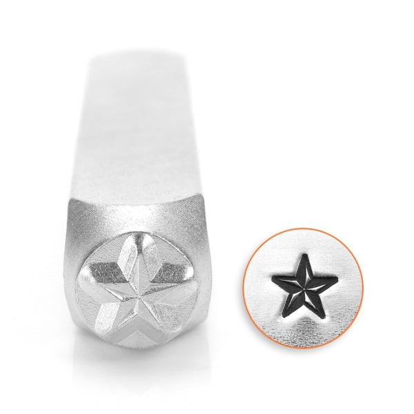 ختم معدني "ImpressArt Design Stamp Nautical Star 6mm U1017 6" MIYUKI Miyuki