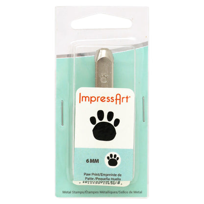 Stamping in metallo inciso in metallo "Stampa di bordo del francobollo di design impressionart (grande) 6 mm U1024 6" Miyuki Miyuki