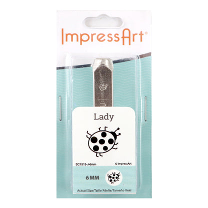 ختم معدني ختم معدني "ImpressArt Design Stamp Ladybug 6mm U1037 6" MIYUKI Miyuki
