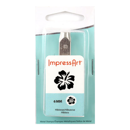 ختم معدني "ImpressArt Design Stamp Hibiscus 6mm U1038 6" MIYUKI Miyuki