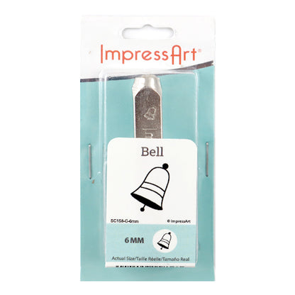 Estampage en métal en métal "Impressart Design Stamp Bell 6mm U1044 6" Miyuki Miyuki
