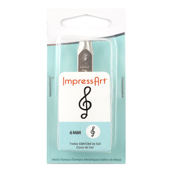 金属刻印 メタルスタンピング 『ImpressArt デザインスタンプ ト音記号 6mm U1046 6』 MIYUKI ミユキ