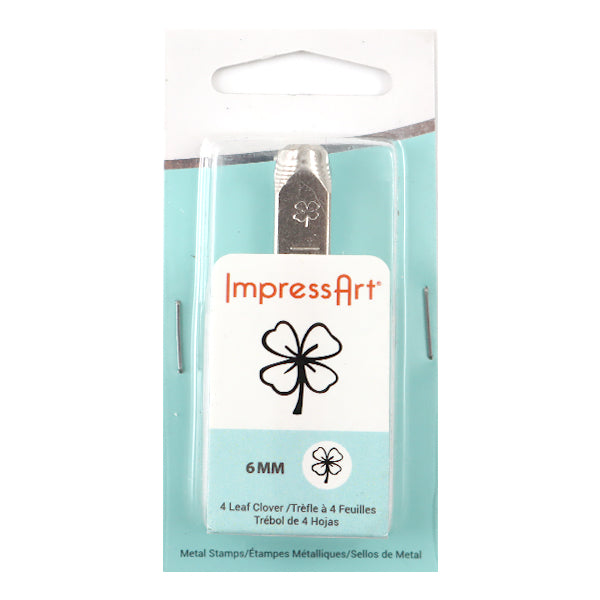 金属刻印 メタルスタンピング 『ImpressArt デザインスタンプ 四つ葉のクローバー 6mm U1048 6』 MIYUKI ミユキ
