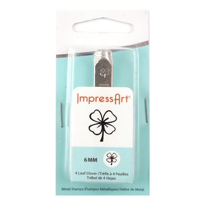 金属刻印 メタルスタンピング 『ImpressArt デザインスタンプ 四つ葉のクローバー 6mm U1048 6』 MIYUKI ミユキ