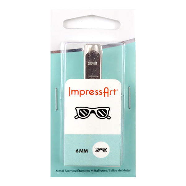ختم معدني ختم معدني "ImpressArt Design Stamp النظارات الشمسية 6mm U1056 6" MIYUKI Miyuki