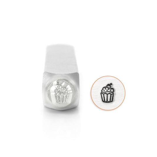 ختم معدني ختم معدني "ImpressArt Design Stamp Cupcake 6mm U1058 6" MIYUKI Miyuki