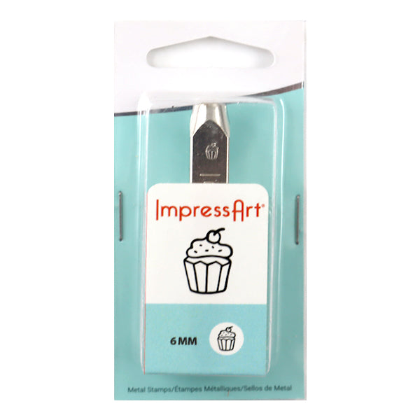 金属刻印 メタルスタンピング 『ImpressArt デザインスタンプ カップケーキ 6mm U1058 6』 MIYUKI ミユキ