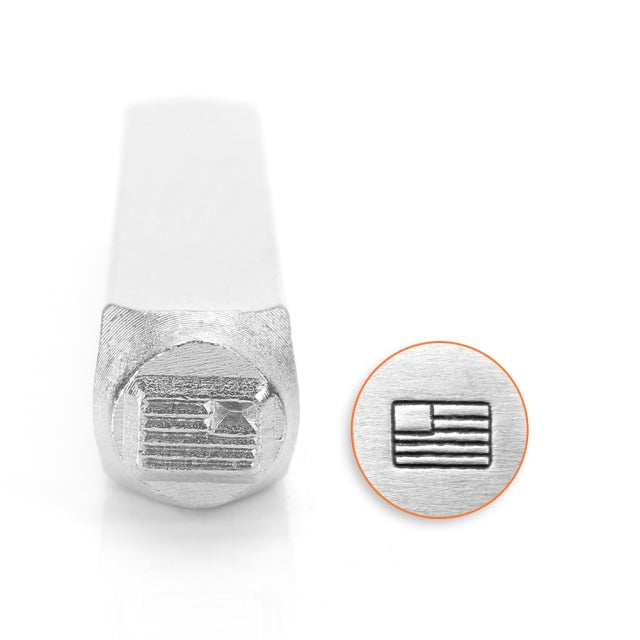 ختم معدني ختم معدني "ImpressArt تصميم ختم العلم الأمريكي 6 مللي متر U1059 6" ميوكي ميوكي