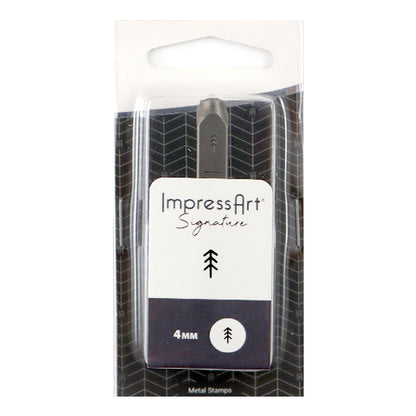 ختم معدني ختم معدني "ImpressArt Design Stamp Pine Tree (شجرة الصنوبر) 4 مم U1055 4" MIYUKI Miyuki