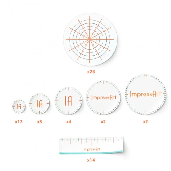 金属刻印 メタルスタンピング 『ImpressArt スタンプガイド U5003