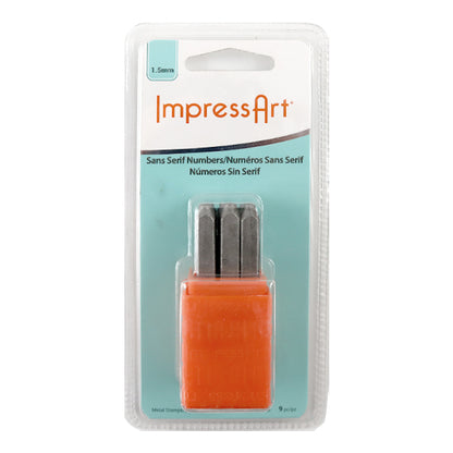 金属刻印 メタルスタンピング 『ImpressArt エコノミーレタースタンプ Sans Serif 句読点セット 3mm U0301/3/4』 MIYUKI ミユキ