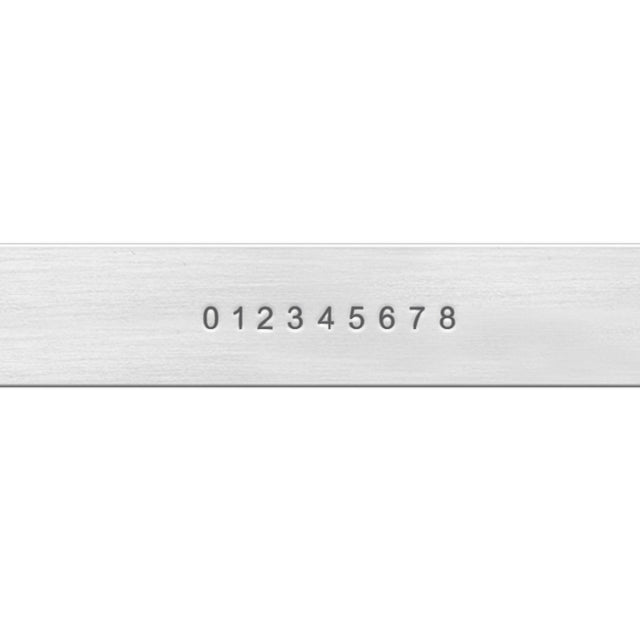 金属刻印 メタルスタンピング 『ImpressArt エコノミーレタースタンプ Sans Serif 数字 1.5mm U0301 15 1』 MIYUKI ミユキ