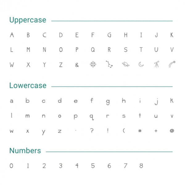 Stamping in metallo inciso in metallo "Impretrart Signature Letter Stamp Stargazer Lowercase 2mm U0007 2 3" Miyuki Miyuki