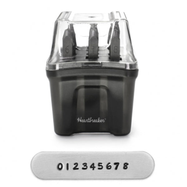 金属刻印 メタルスタンピング 『ImpressArt シグネチャーレタースタンプ Heartbreaker 数字 3mm U0008 3 1』 MIYUKI ミユキ