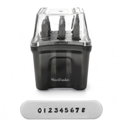 金属刻印 メタルスタンピング 『ImpressArt シグネチャーレタースタンプ Heartbreaker 数字 3mm U0008 3 1』 MIYUKI ミユキ