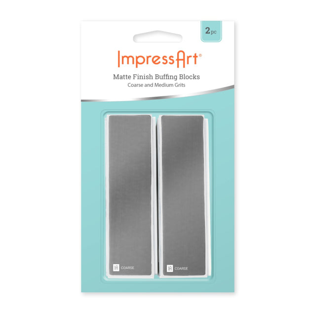 金属刻印 メタルスタンピング 『ImpressArt マット仕上げ用研磨ブロック 2個入 U5016』 MIYUKI ミユキ